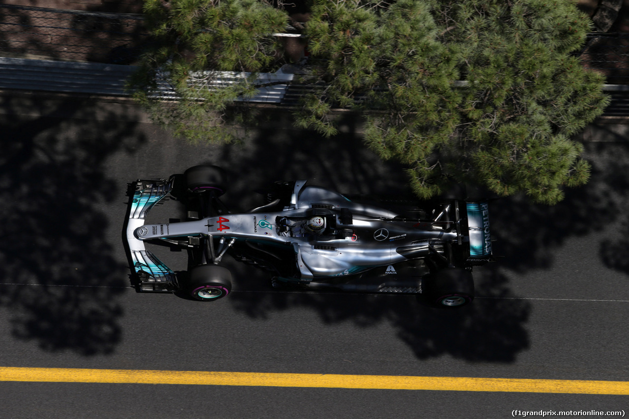GP MONACO, 27.05.2017 - Qualifiche, Lewis Hamilton (GBR) Mercedes AMG F1 W08