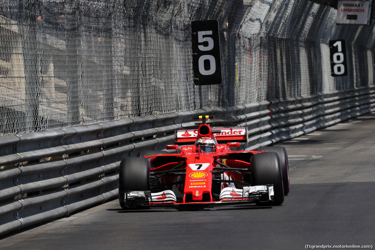 GP MONACO, 27.05.2017 - Qualifiche, Kimi Raikkonen (FIN) Ferrari SF70H