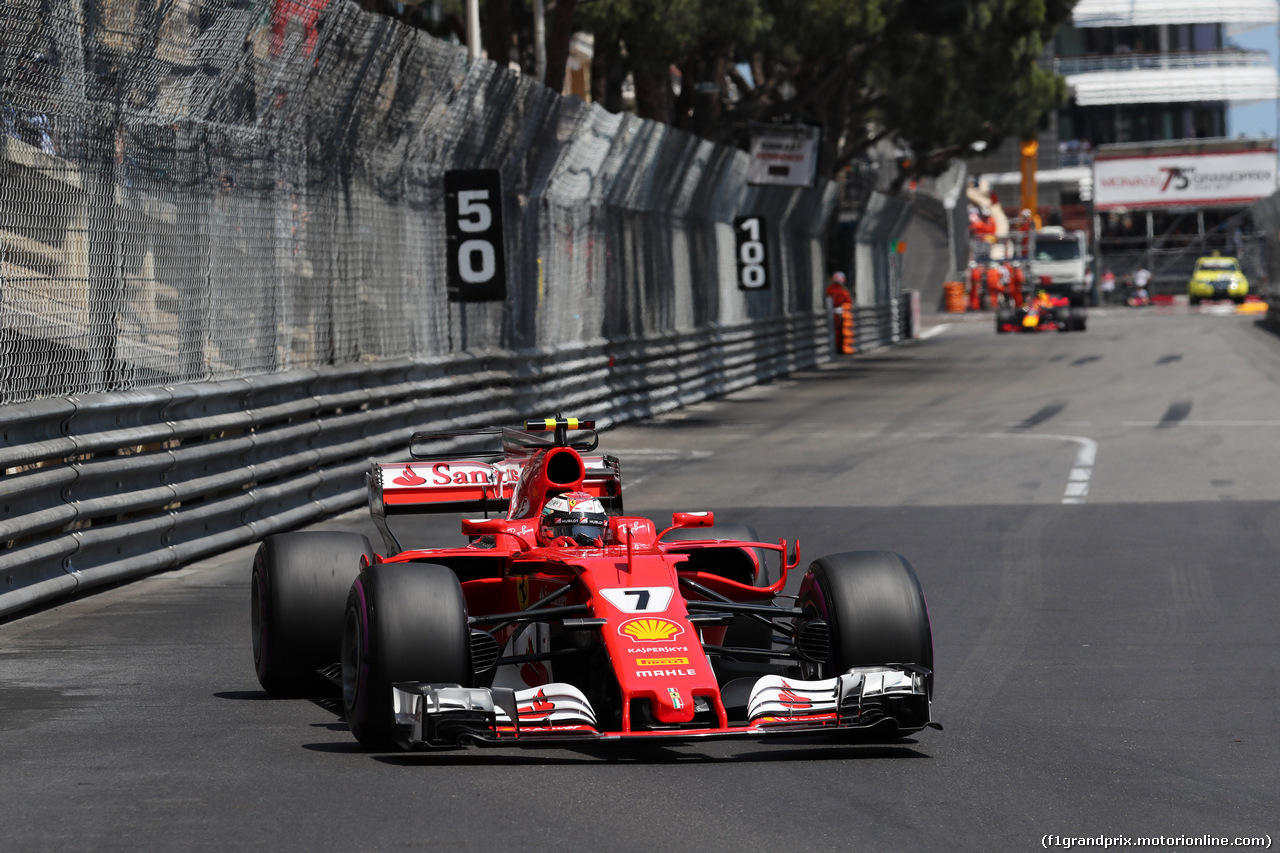 GP MONACO, 27.05.2017 - Qualifiche, Kimi Raikkonen (FIN) Ferrari SF70H