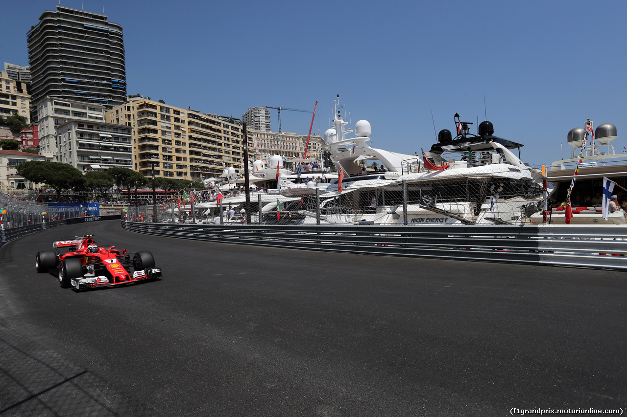 GP MONACO, 27.05.2017 - Qualifiche, Kimi Raikkonen (FIN) Ferrari SF70H