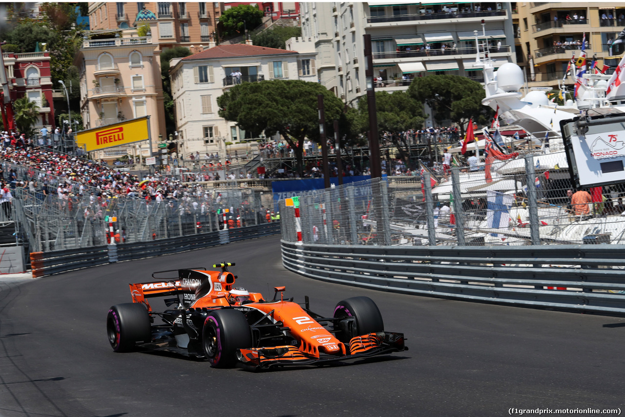 GP MONACO, 27.05.2017 - Qualifiche, Stoffel Vandoorne (BEL) McLaren MCL32