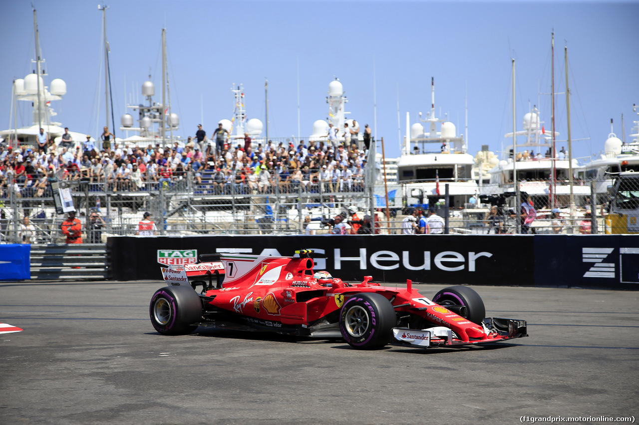 GP MONACO, 27.05.2017- Qualifiche, Kimi Raikkonen (FIN) Ferrari SF70H