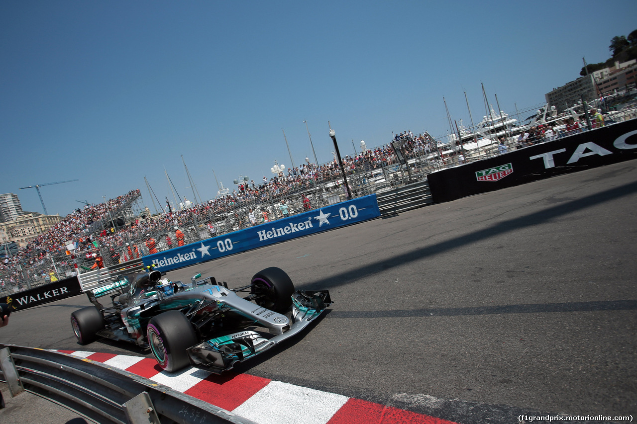GP MONACO, 27.05.2017- Qualifiche, Valtteri Bottas (FIN) Mercedes AMG F1 W08