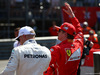 GP MONACO, 27.05.2017 - Qualifiche, 3rd place Valtteri Bottas (FIN) Mercedes AMG F1 W08 e Kimi Raikkonen (FIN) Ferrari SF70H pole position