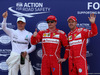 GP MONACO, 27.05.2017 - Qualifiche, 3rd place Valtteri Bottas (FIN) Mercedes AMG F1 W08, Kimi Raikkonen (FIN) Ferrari SF70H pole position e 2nd place Sebastian Vettel (GER) Ferrari SF70H
