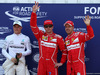 GP MONACO, 27.05.2017 - Qualifiche, 3rd place Valtteri Bottas (FIN) Mercedes AMG F1 W08, Kimi Raikkonen (FIN) Ferrari SF70H pole position e 2nd place Sebastian Vettel (GER) Ferrari SF70H