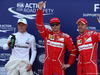 GP MONACO, 27.05.2017 - Qualifiche, 3rd place Valtteri Bottas (FIN) Mercedes AMG F1 W08, Kimi Raikkonen (FIN) Ferrari SF70H pole position e 2nd place Sebastian Vettel (GER) Ferrari SF70H