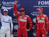 GP MONACO, 27.05.2017 - Qualifiche, 3rd place Valtteri Bottas (FIN) Mercedes AMG F1 W08, Kimi Raikkonen (FIN) Ferrari SF70H pole position e 2nd place Sebastian Vettel (GER) Ferrari SF70H
