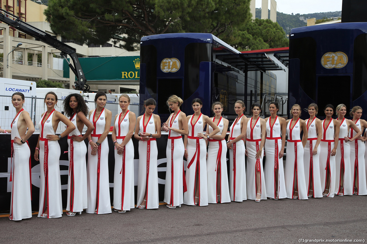 GP MONACO, 26.05.2017 - griglia Ragazzas