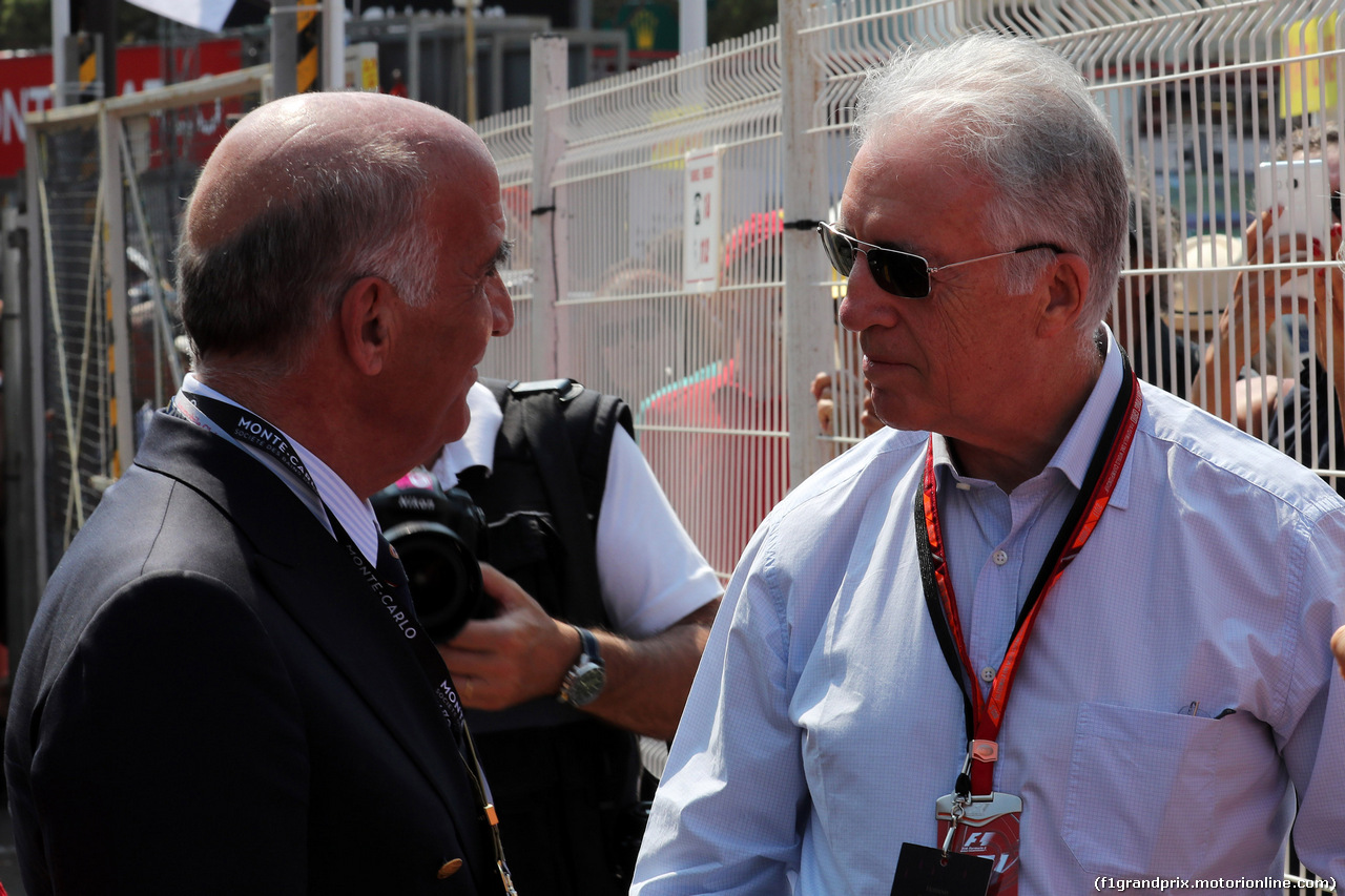 GP MONACO, 26.05.2017 - Dr. Angelo Sticchi Damiani (ITA) Aci Csai President e Piero Ferrari (ITA) Vice-President Ferrari