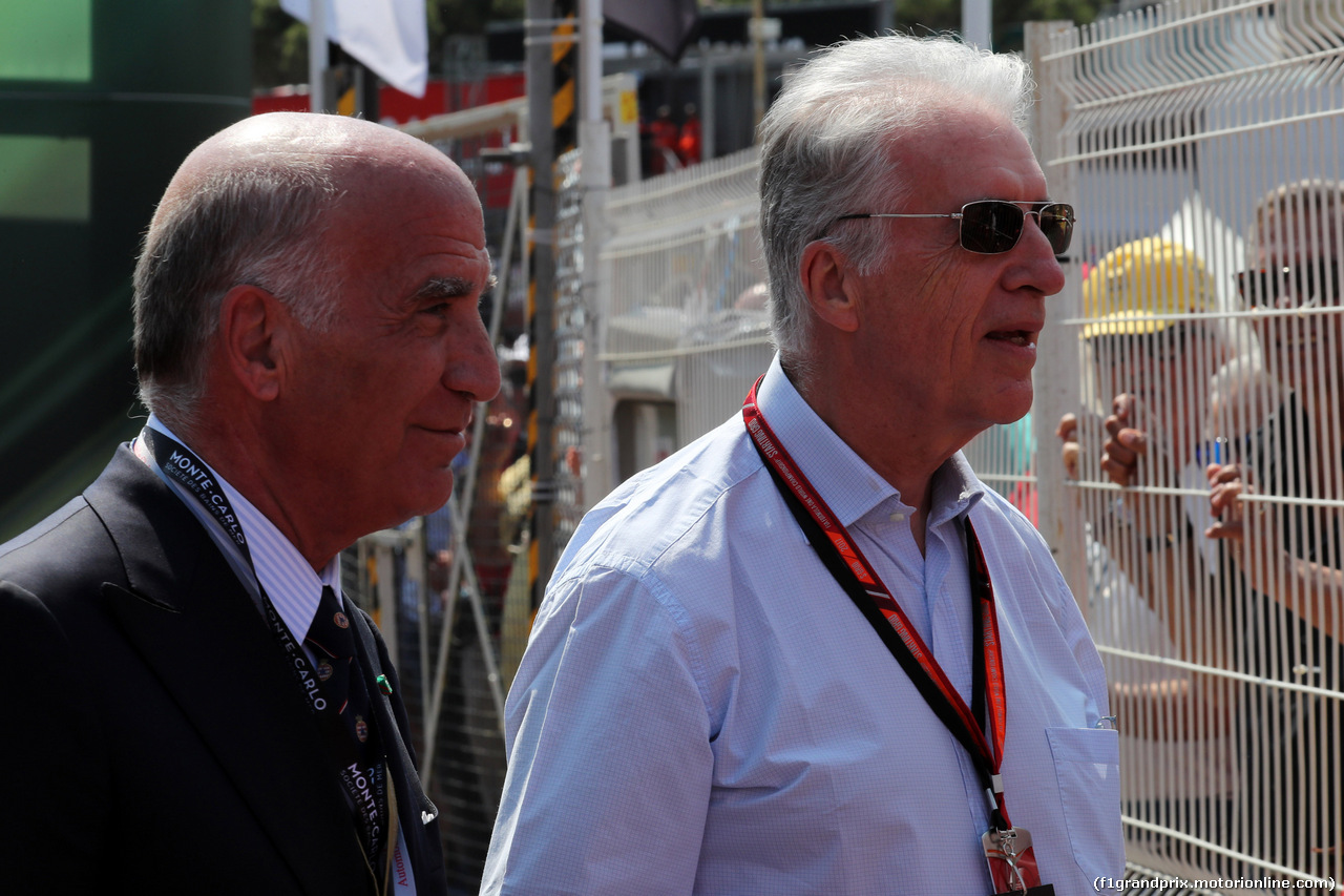 GP MONACO, 26.05.2017 - Dr. Angelo Sticchi Damiani (ITA) Aci Csai President e Piero Ferrari (ITA) Vice-President Ferrari