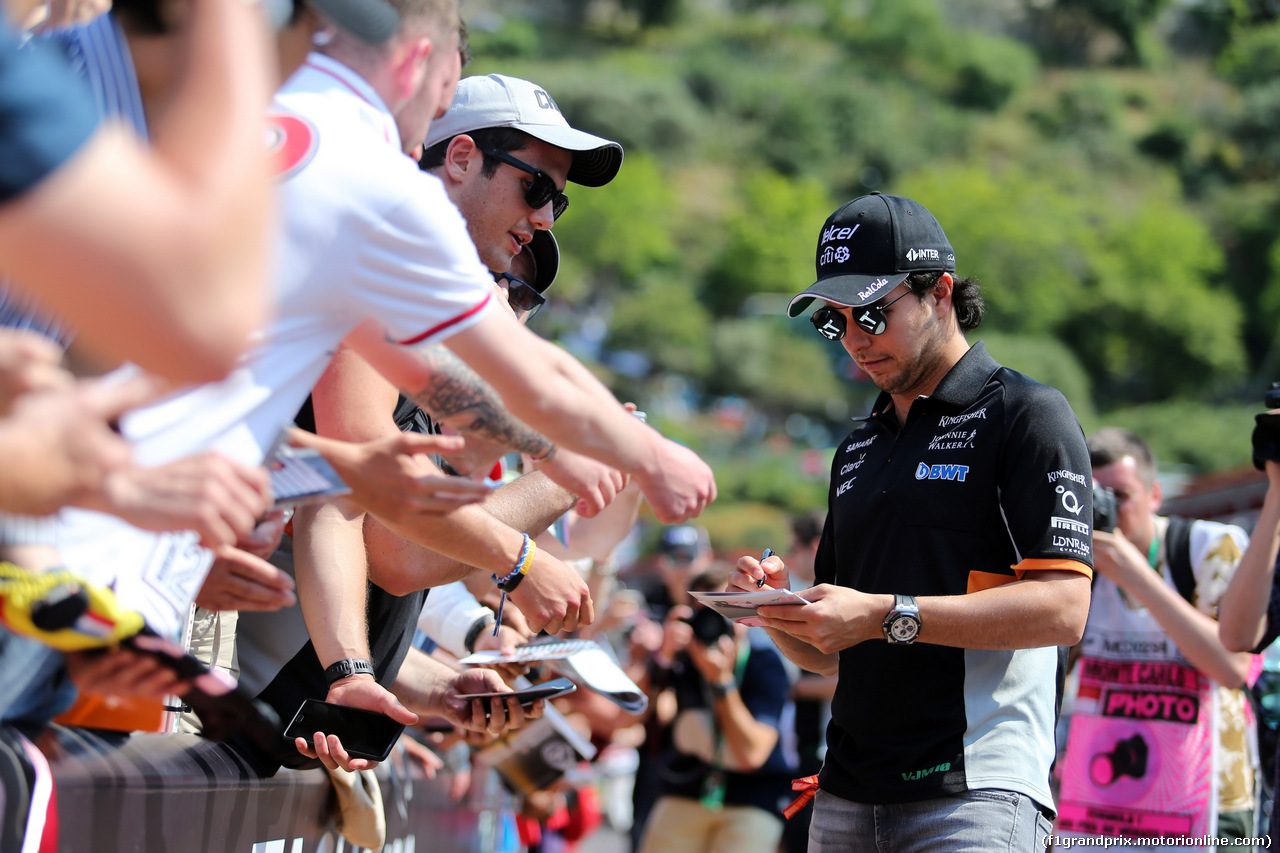 GP MONACO, 26.05.2017 - Sergio Perez (MEX) Sahara Force India F1 VJM010