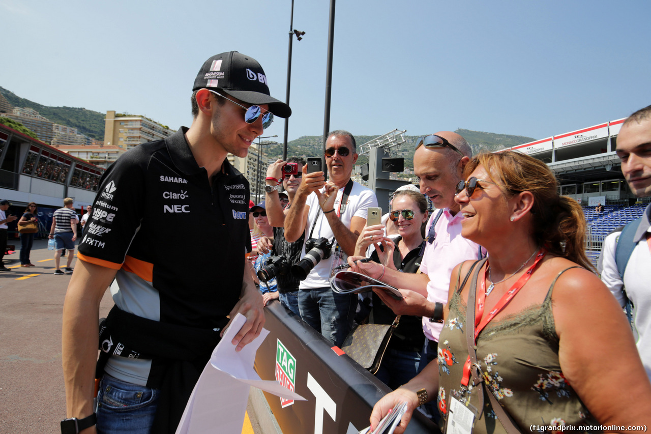 GP MONACO, 26.05.2017 - Esteban Ocon (FRA) Sahara Force India F1 VJM10