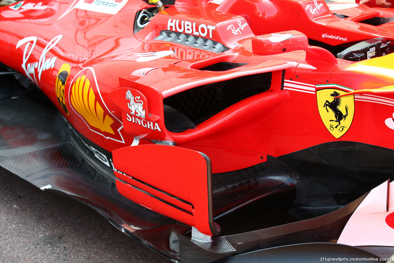 GP MONACO, 26.05.2017 - Ferrari SF70H, detail