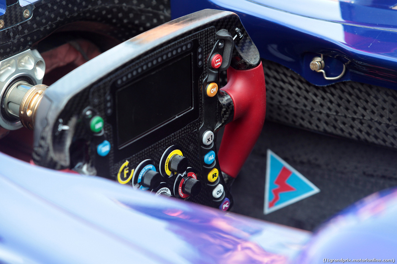 GP MONACO, 26.05.2017 - The steering wheel of Scuderia Toro Rosso STR12