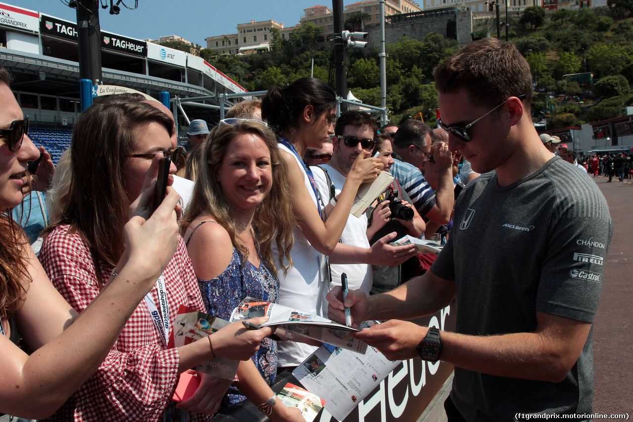GP MONACO, 26.05.2017 - Stoffel Vandoorne (BEL) McLaren MCL32