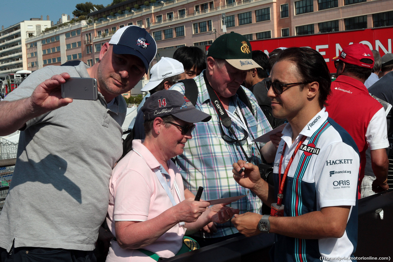 GP MONACO, 26.05.2017 - Felipe Massa (BRA) Williams FW40