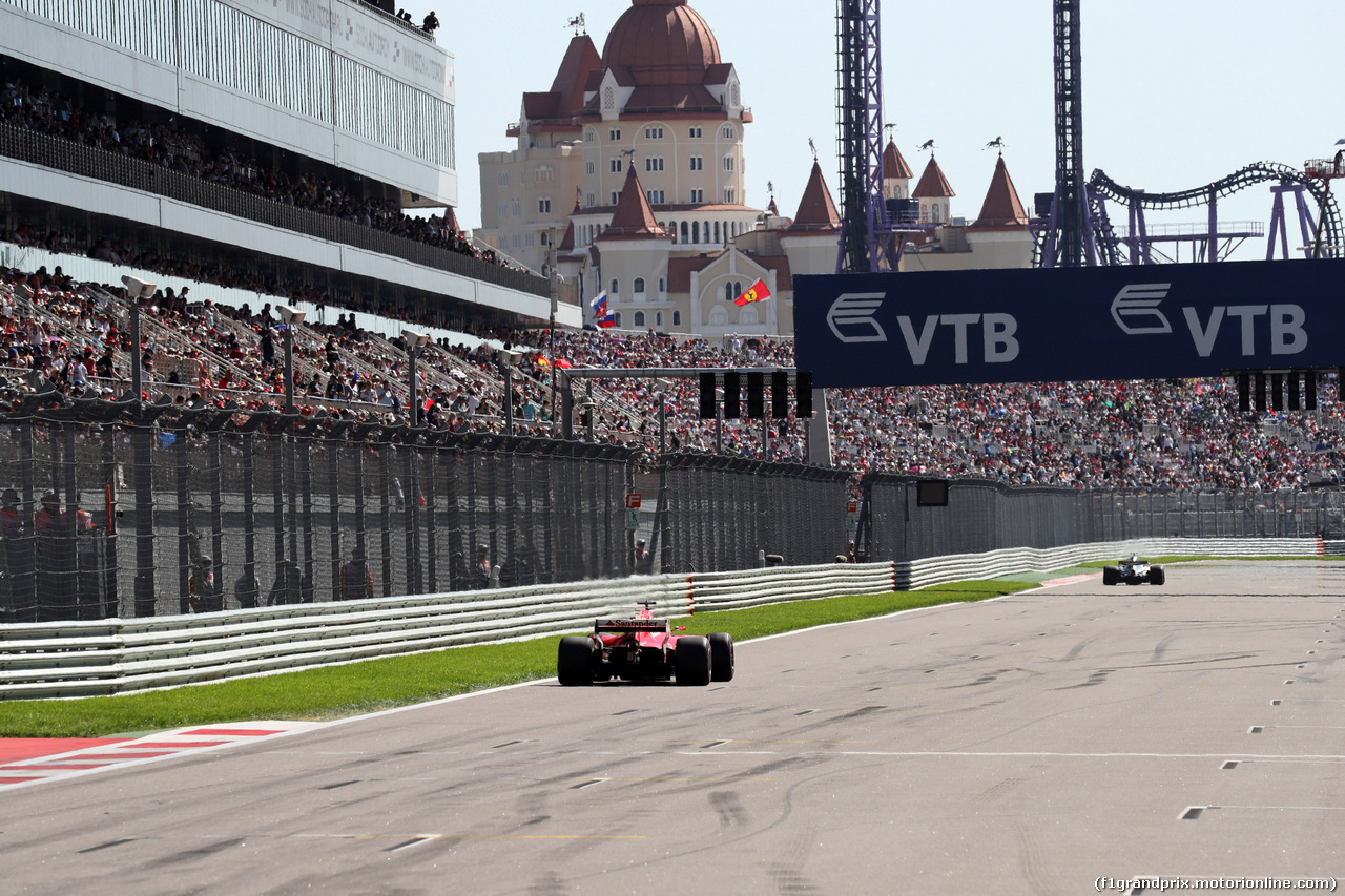 GP RUSSIA, 30.04.2017 - Gara, Sebastian Vettel (GER) Ferrari SF70H