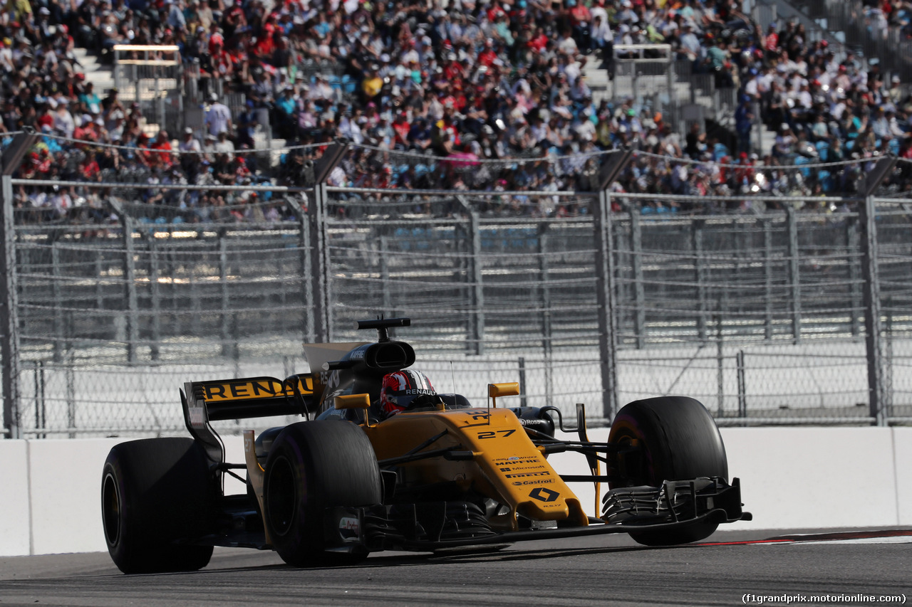 GP RUSSIA, 30.04.2017 - Gara, Nico Hulkenberg (GER) Renault Sport F1 Team RS17