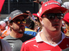 GP RUSSIA, 30.04.2017 - Fernando Alonso (ESP) McLaren MCL32 e Kimi Raikkonen (FIN) Ferrari SF70H at drivers parade