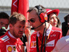 GP RUSSIA, 30.04.2017 - Gara, Sebastian Vettel (GER) Ferrari SF70H e Riccardo Adami (ITA) Ferrari Gara Engineer