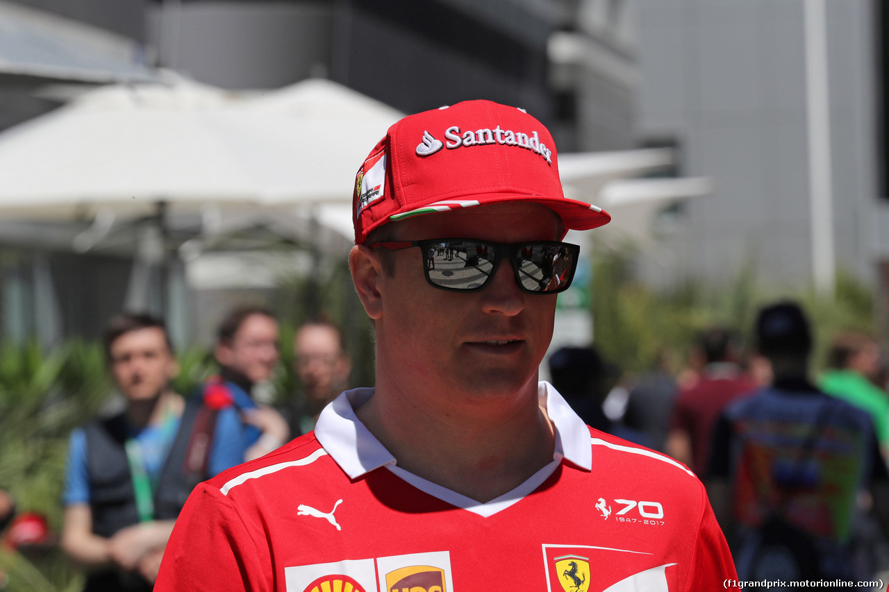 GP RUSSIA, 27.04.2017 - Kimi Raikkonen (FIN) Ferrari SF70H