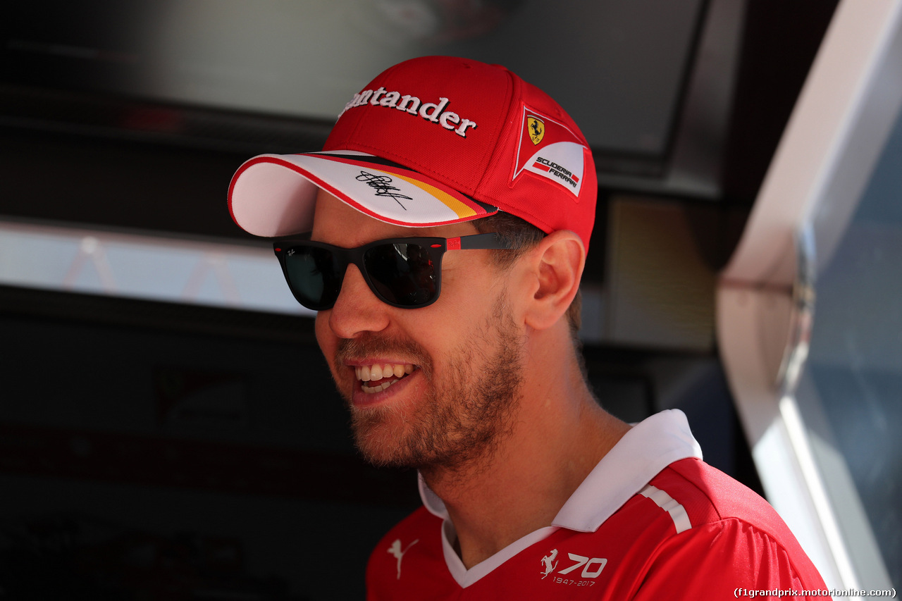 GP RUSSIA, 27.04.2017 - Sebastian Vettel (GER) Ferrari SF70H