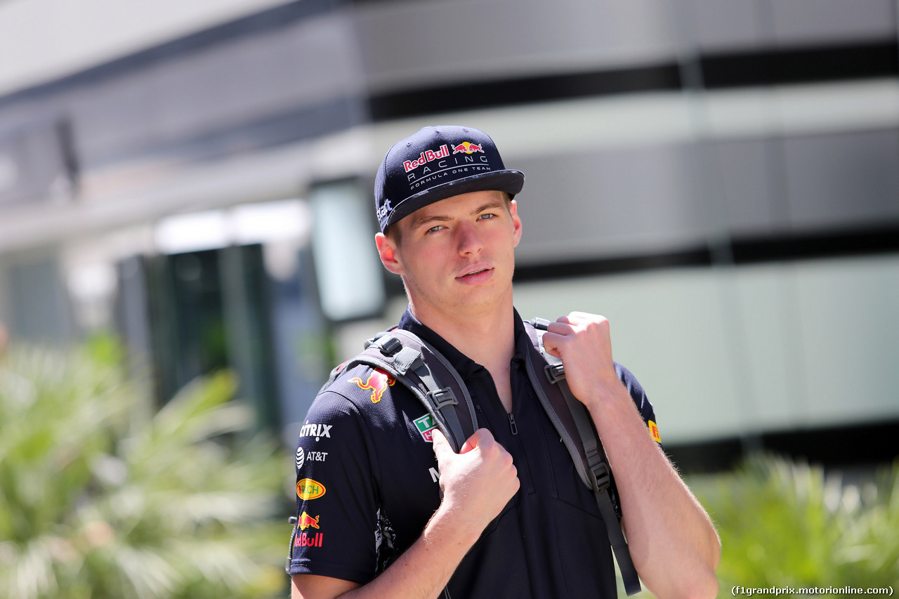 GP RUSSIA, 27.04.2017 - Max Verstappen (NED) Red Bull Racing RB13