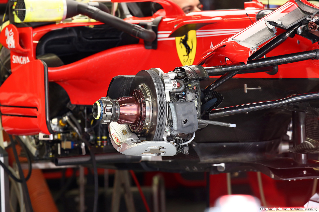 GP RUSSIA, 27.04.2017 - Ferrari SF70H, detail