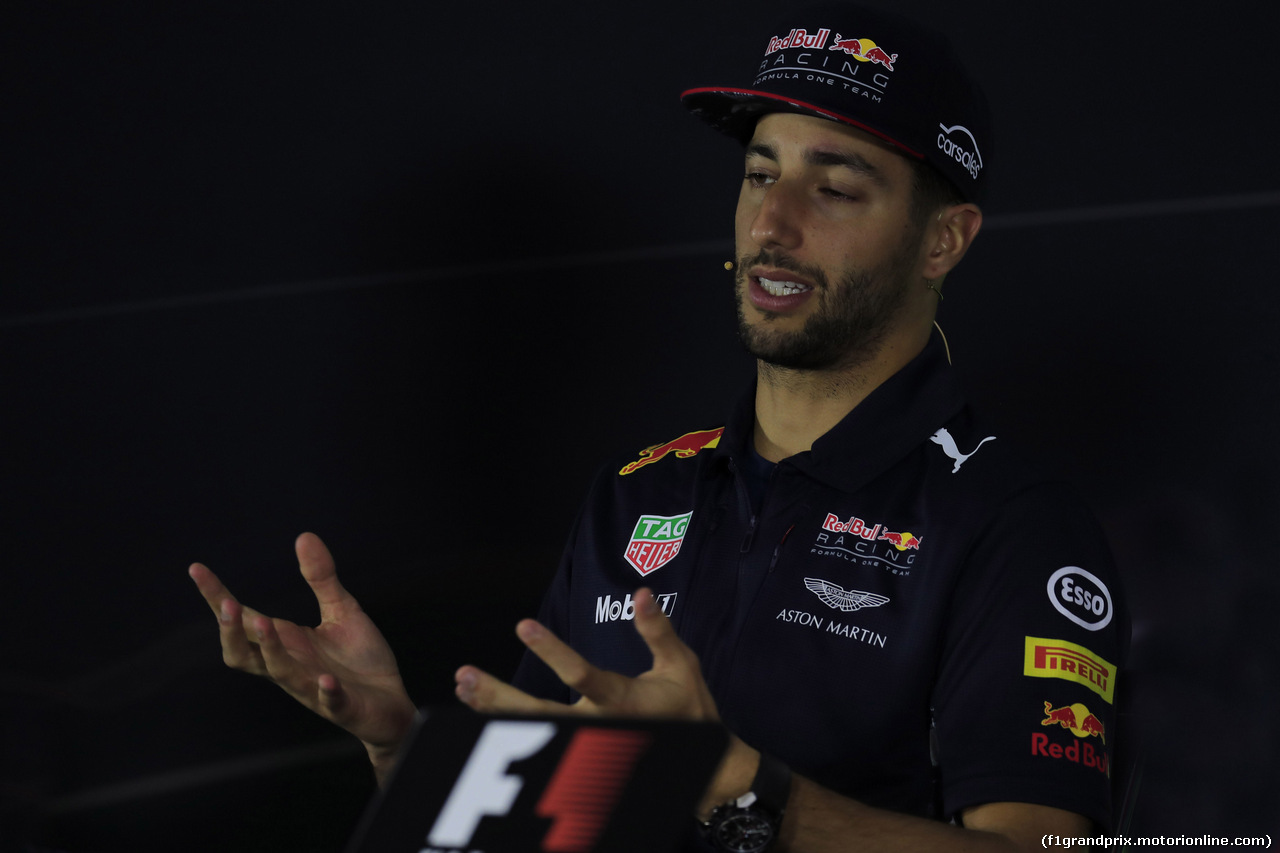 GP RUSSIA, 27.04.2017 - Conferenza Stampa, Daniel Ricciardo (AUS) Red Bull Racing RB13