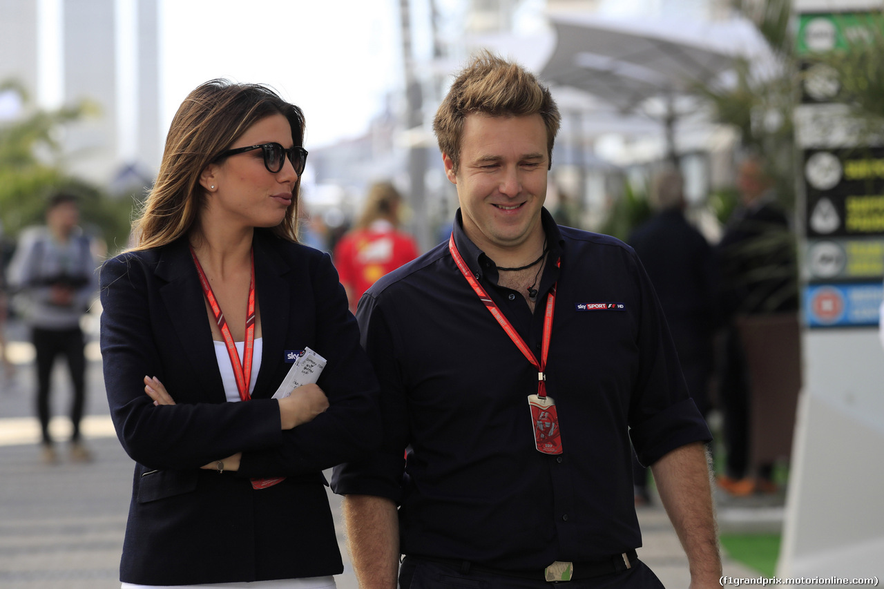 GP RUSSIA, 27.04.2017 - Federica Masolin, Sky e Davide Valsecchi (ITA), Sky TV