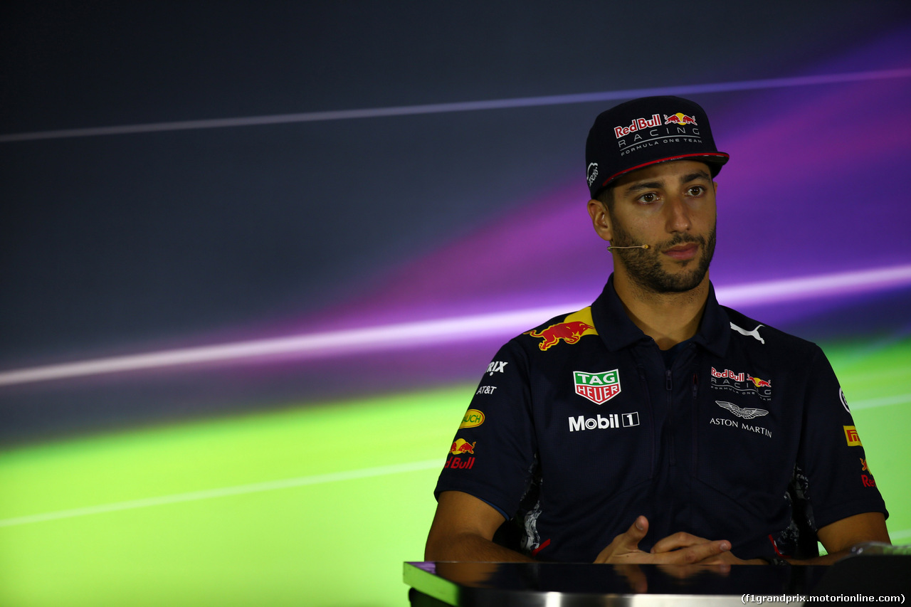 GP RUSSIA, 27.04.2017 - Conferenza Stampa, Daniel Ricciardo (AUS) Red Bull Racing RB13