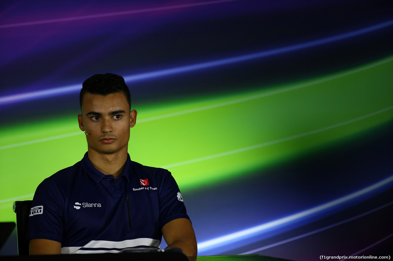 GP RUSSIA, 27.04.2017 - Conferenza Stampa, Pascal Wehrlein (GER) Sauber C36