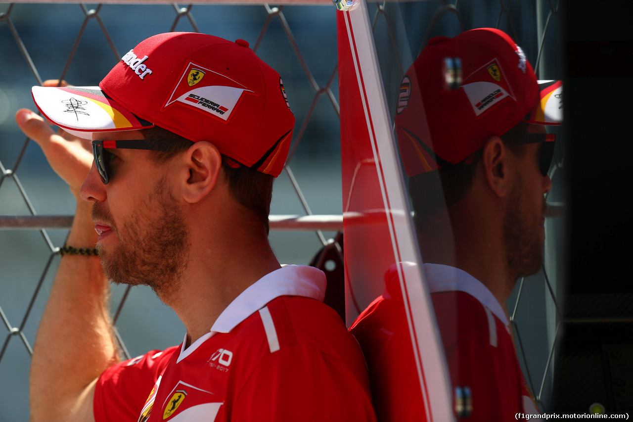 GP RUSSIA, 27.04.2017 - Sebastian Vettel (GER) Ferrari SF70H