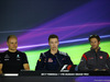 GP RUSSIA, 27.04.2017 - Conferenza Stampa, Valtteri Bottas (FIN) Mercedes AMG F1 W08, Daniil Kvyat (RUS) Scuderia Toro Rosso STR12 e Romain Grosjean (FRA) Haas F1 Team VF-17