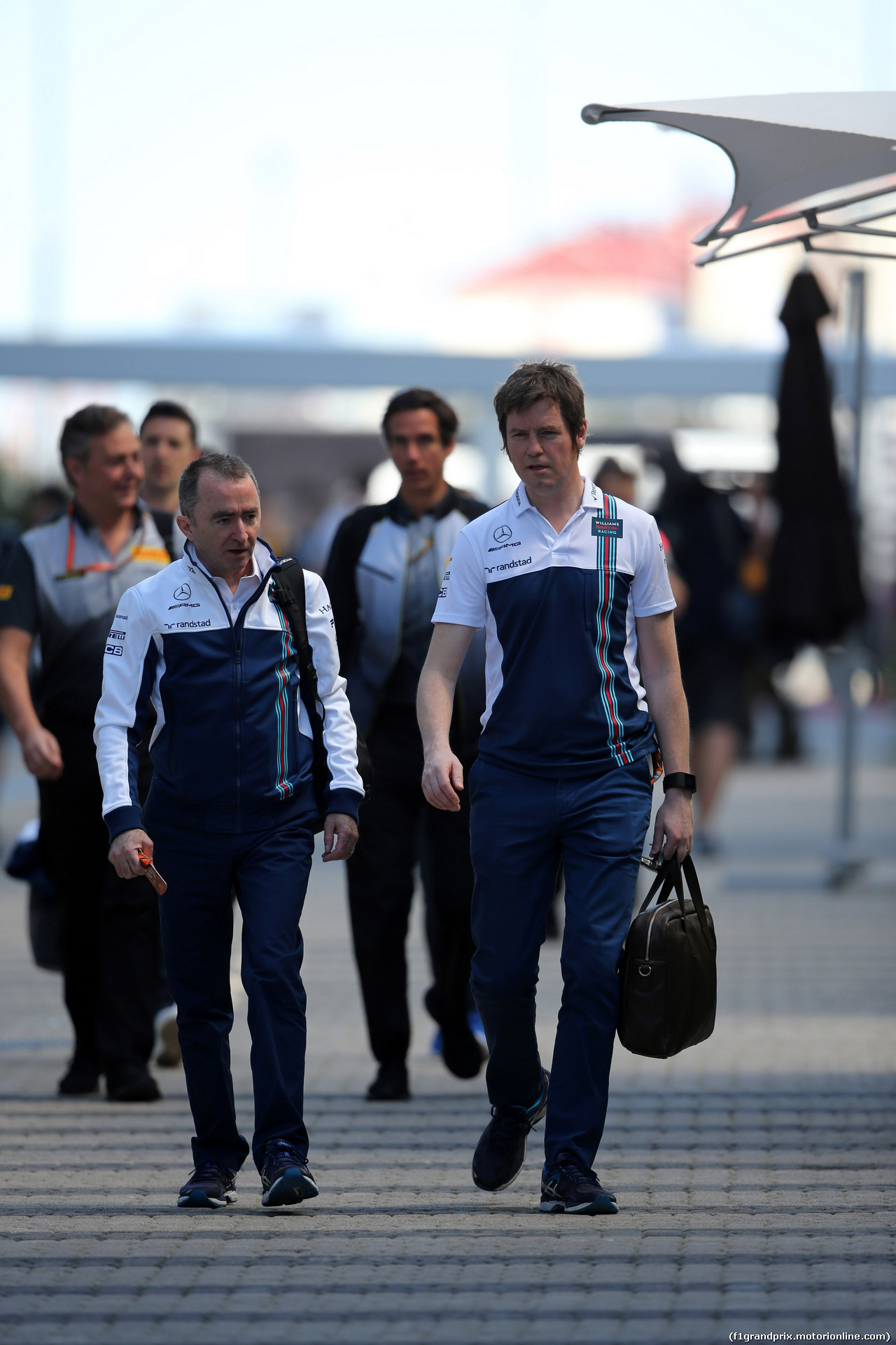 GP RUSSIA, 29.04.2017 - Paddy Lowe (GBR), Williams chief technical officer e Rob Smedley (GBR) Williams Head of Vehicle Performance