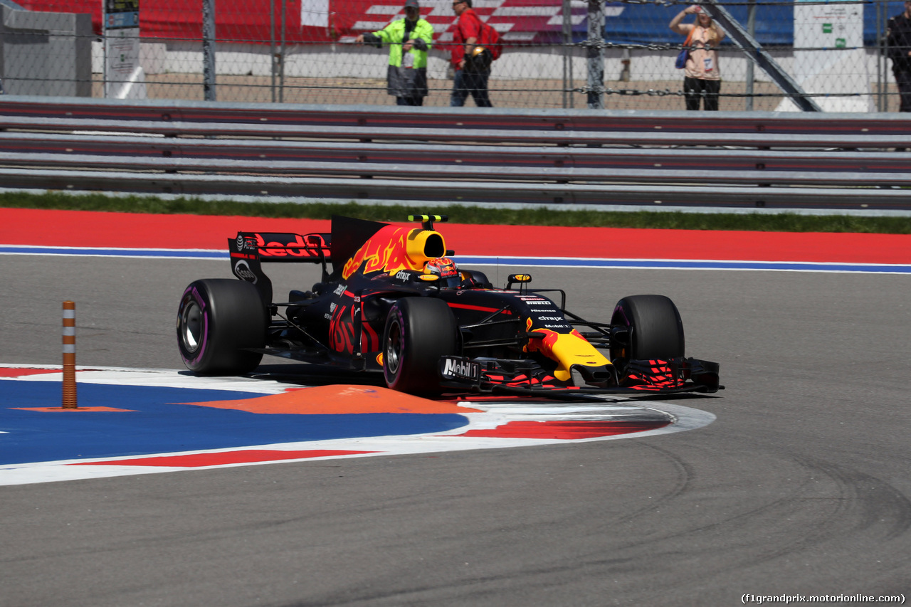 GP RUSSIA, 29.04.2017 - Prove Libere 3, Max Verstappen (NED) Red Bull Racing RB13