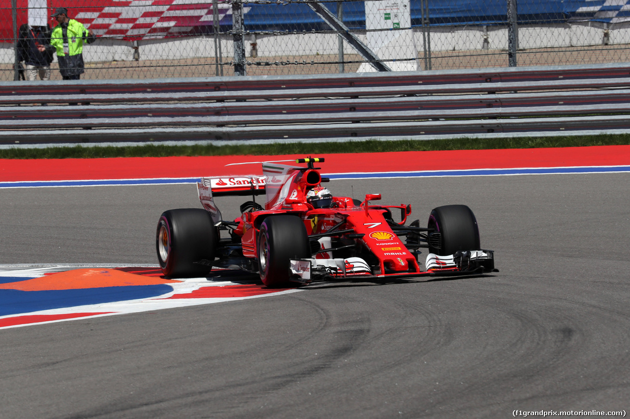 GP RUSSIA, 29.04.2017 - Prove Libere 3, Kimi Raikkonen (FIN) Ferrari SF70H