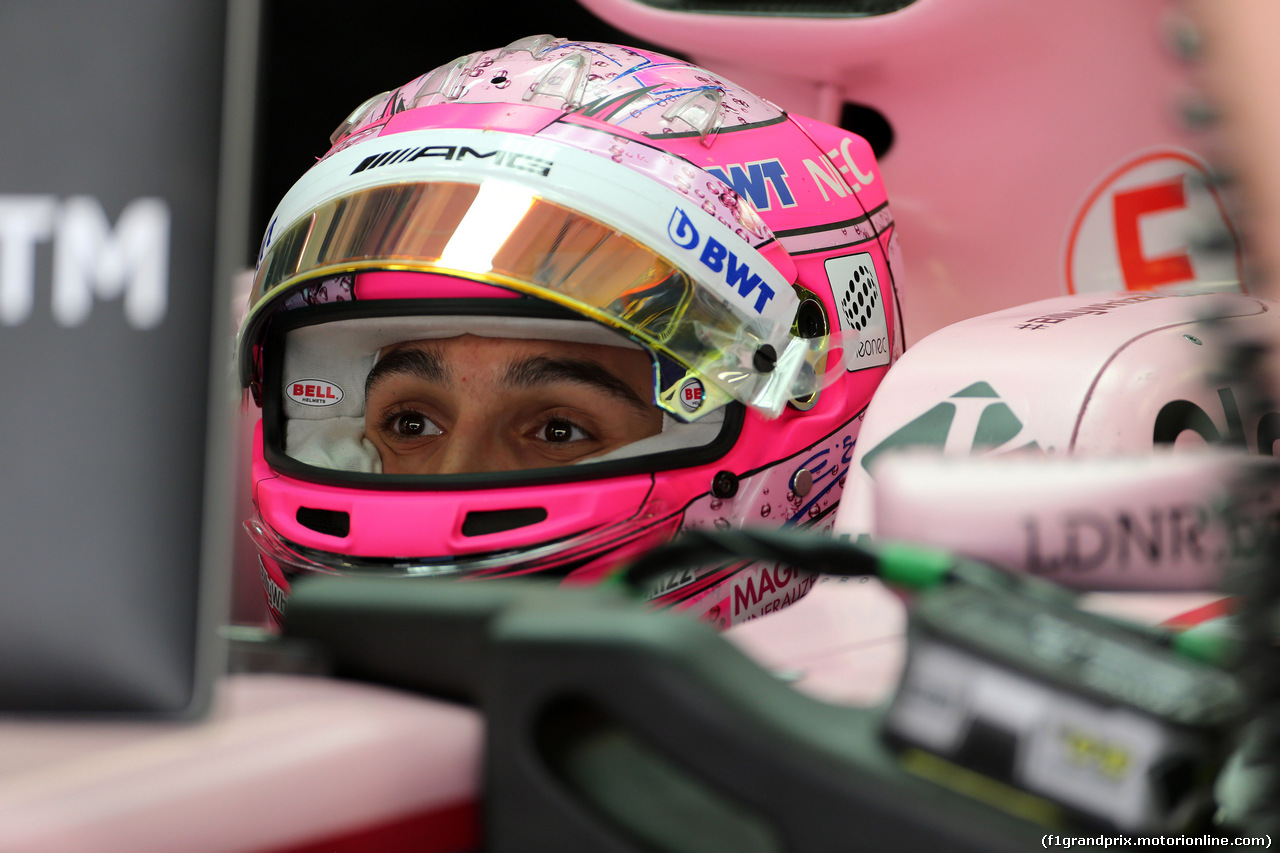 GP RUSSIA, 29.04.2017 - Prove Libere 3, Esteban Ocon (FRA) Sahara Force India F1 VJM10