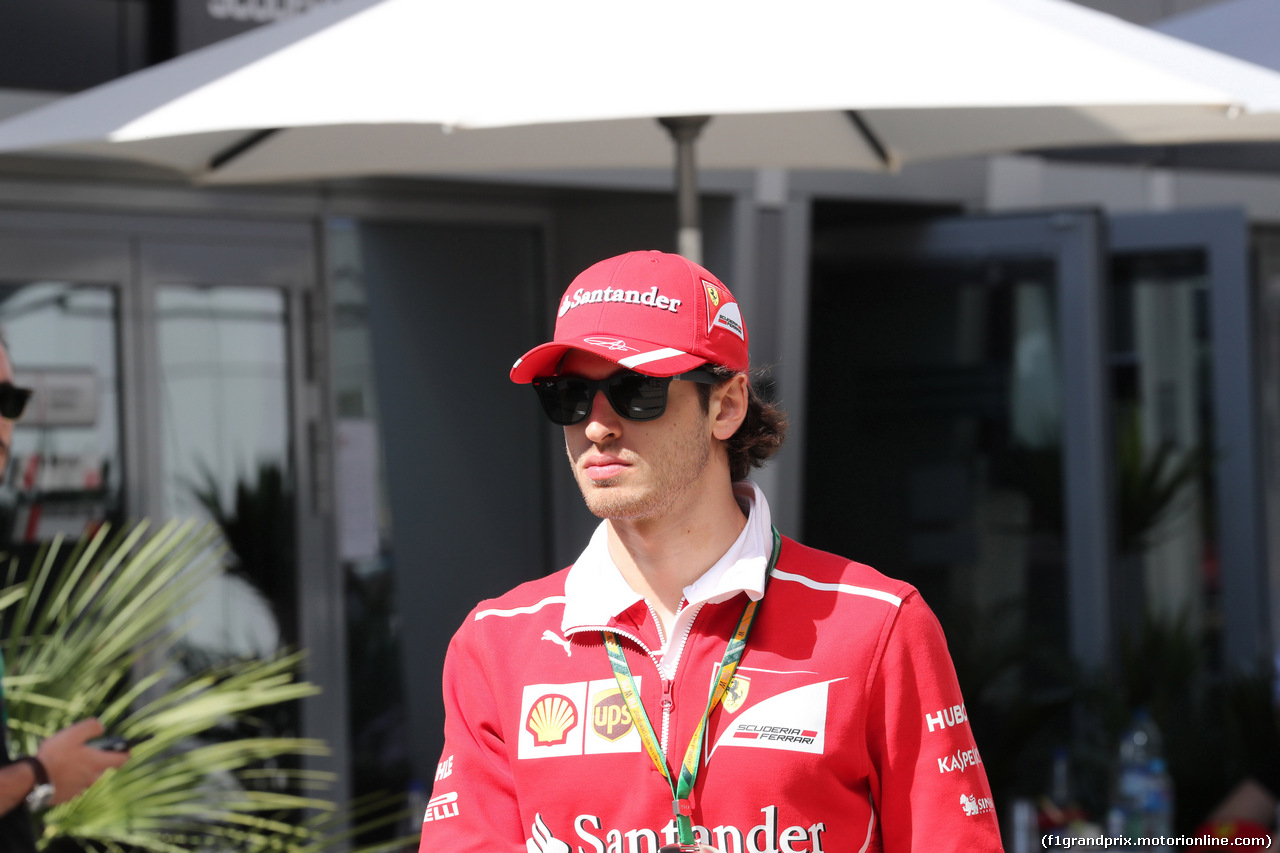 GP RUSSIA, 29.04.2017 - Qualifiche, Antonio Giovinazzi (ITA) Test Driver, Ferrari