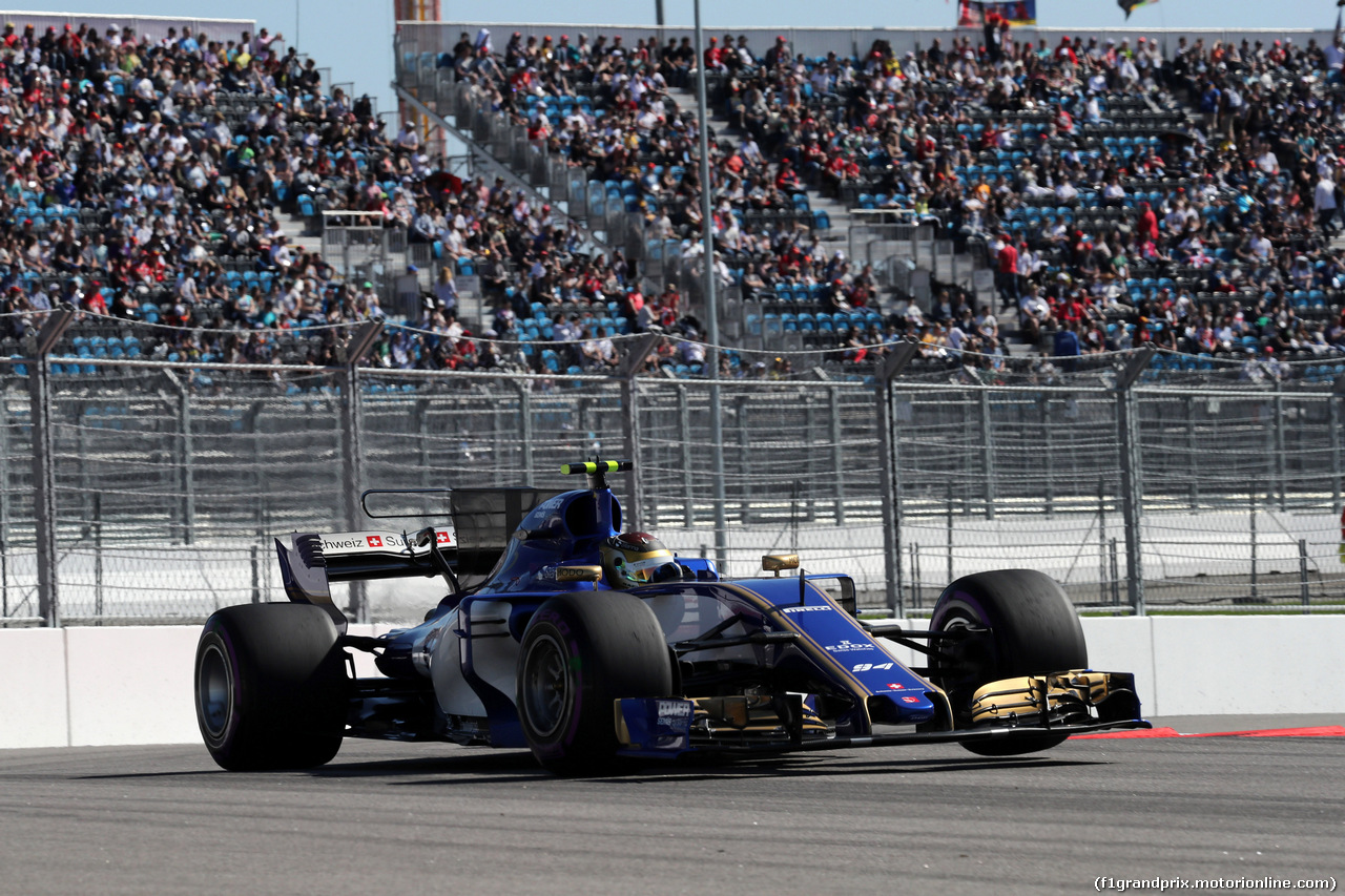 GP RUSSIA, 29.04.2017 - Qualifiche, Pascal Wehrlein (GER) Sauber C36