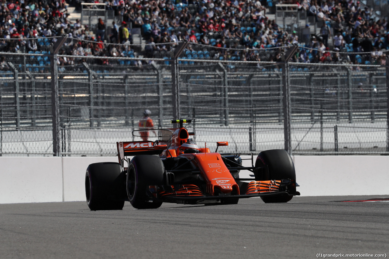 GP RUSSIA, 29.04.2017 - Qualifiche, Stoffel Vandoorne (BEL) McLaren MCL32