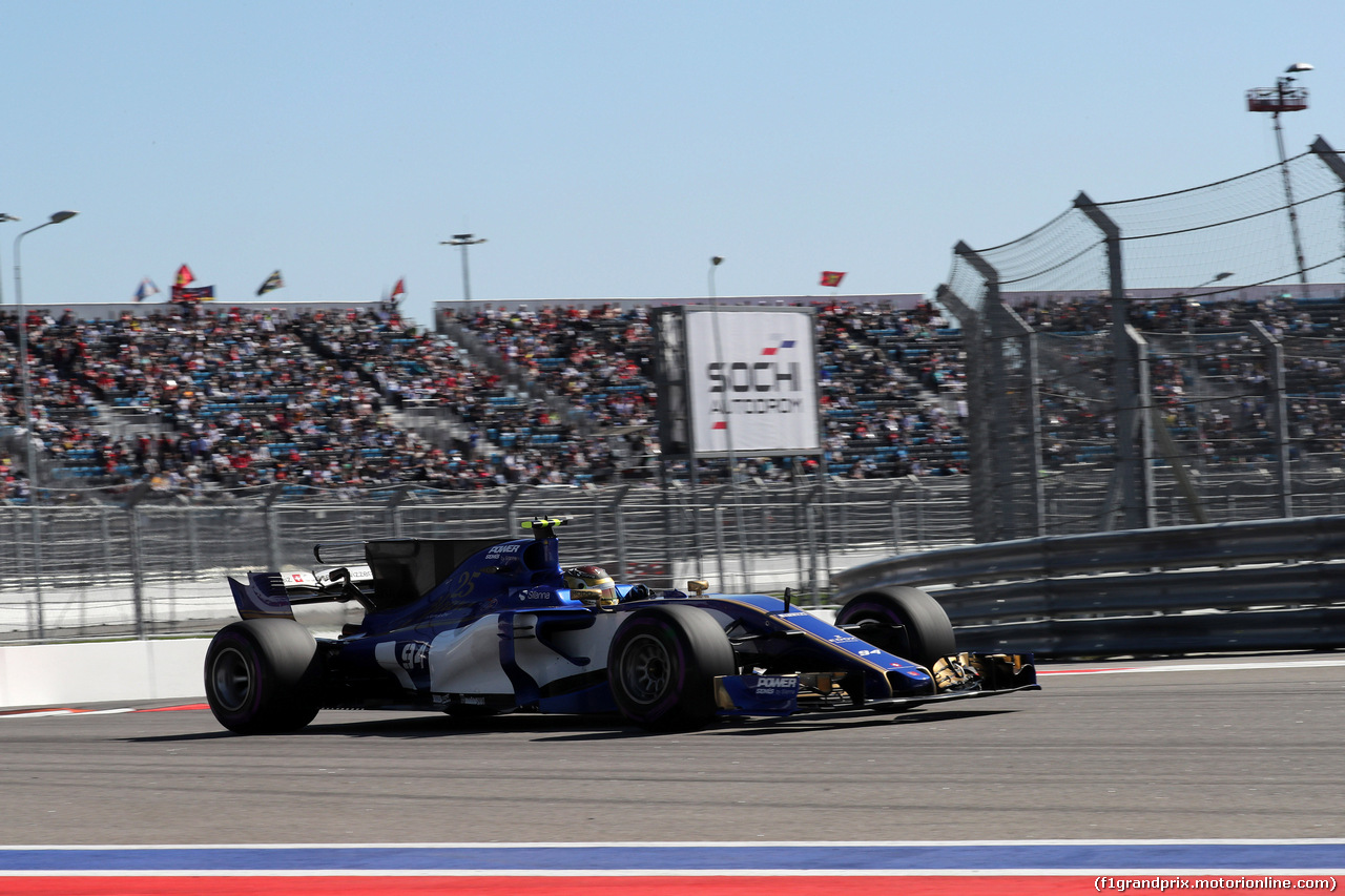 GP RUSSIA, 29.04.2017 - Qualifiche, Pascal Wehrlein (GER) Sauber C36