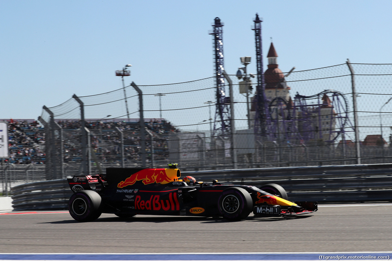 GP RUSSIA, 29.04.2017 - Qualifiche, Max Verstappen (NED) Red Bull Racing RB13