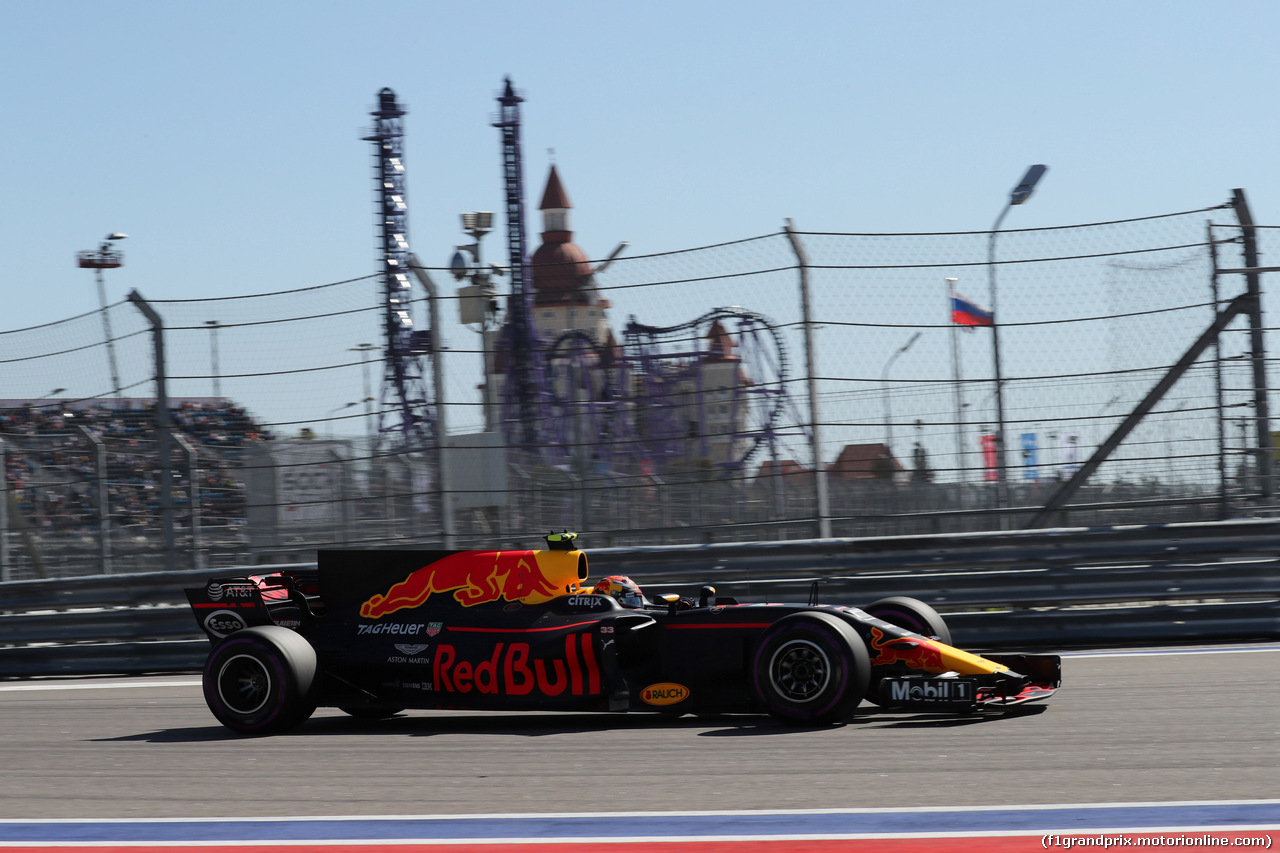 GP RUSSIA, 29.04.2017 - Qualifiche, Max Verstappen (NED) Red Bull Racing RB13