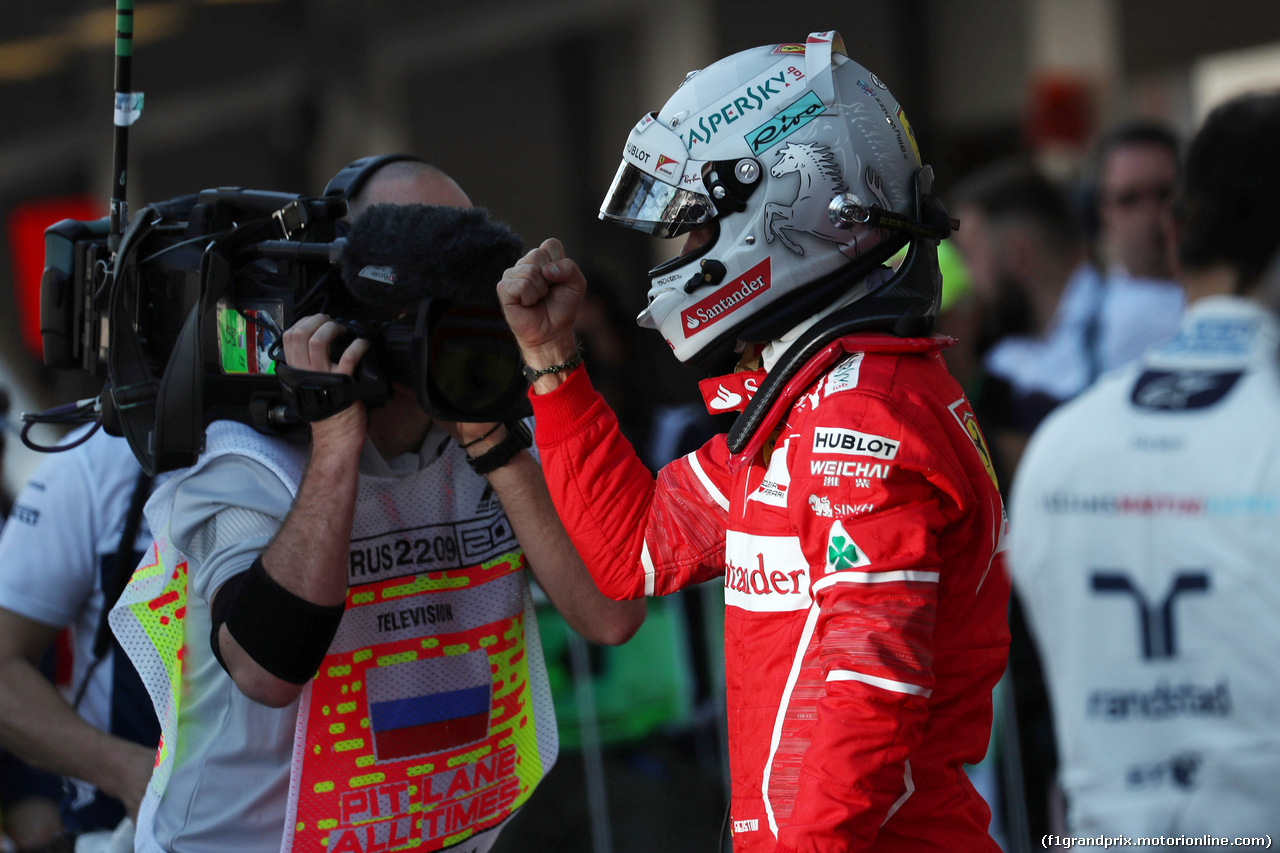 GP RUSSIA, 29.04.2017 - Qualifiche, Sebastian Vettel (GER) Ferrari SF70H pole position