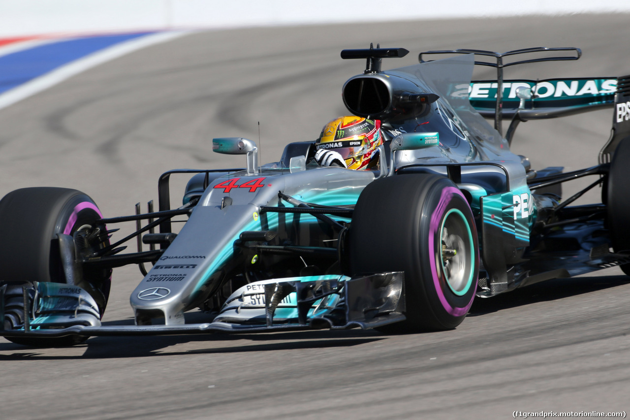 GP RUSSIA, 29.04.2017 - Qualifiche, Lewis Hamilton (GBR) Mercedes AMG F1 W08