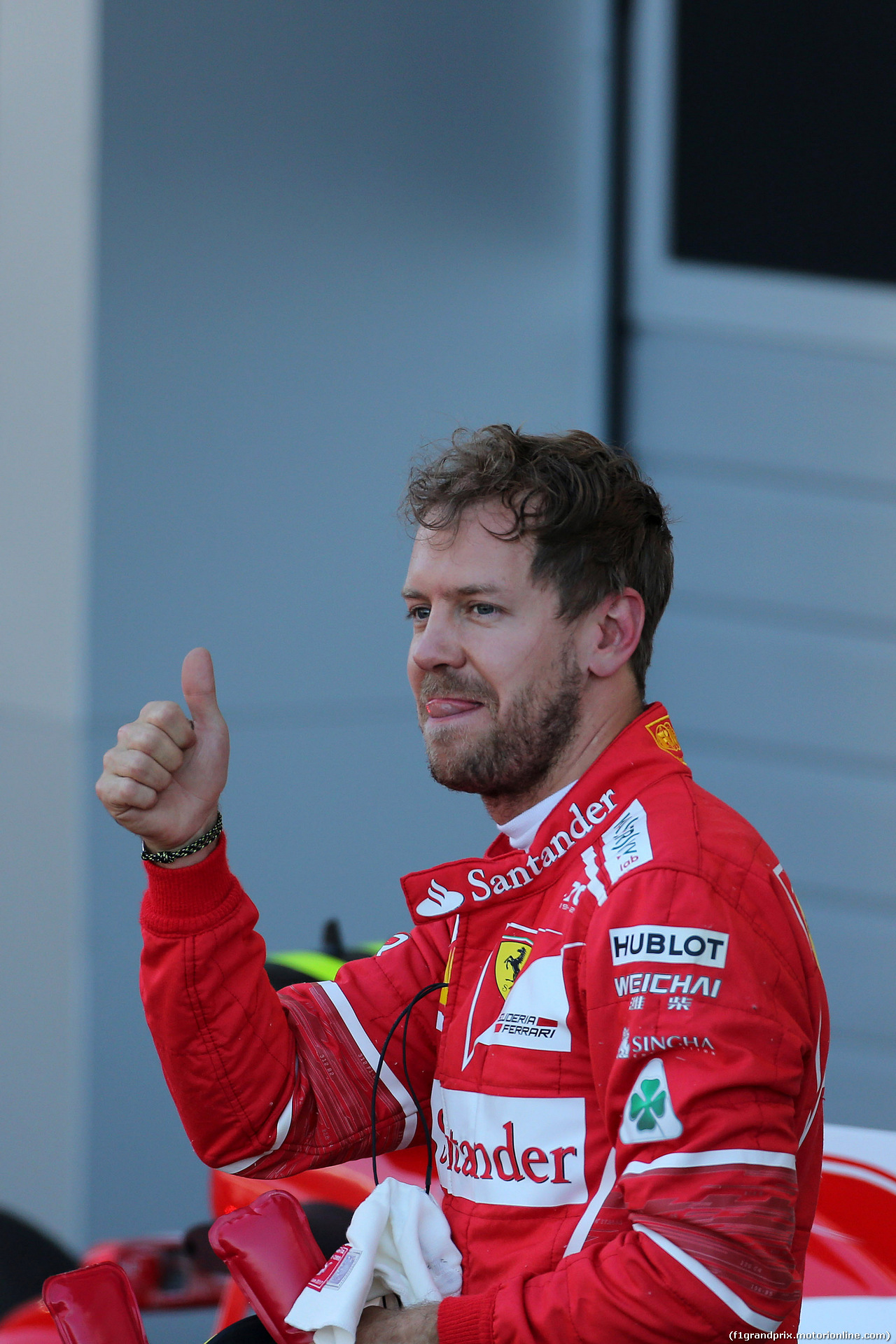 GP RUSSIA, 29.04.2017 - Qualifiche, Sebastian Vettel (GER) Ferrari SF70H pole position