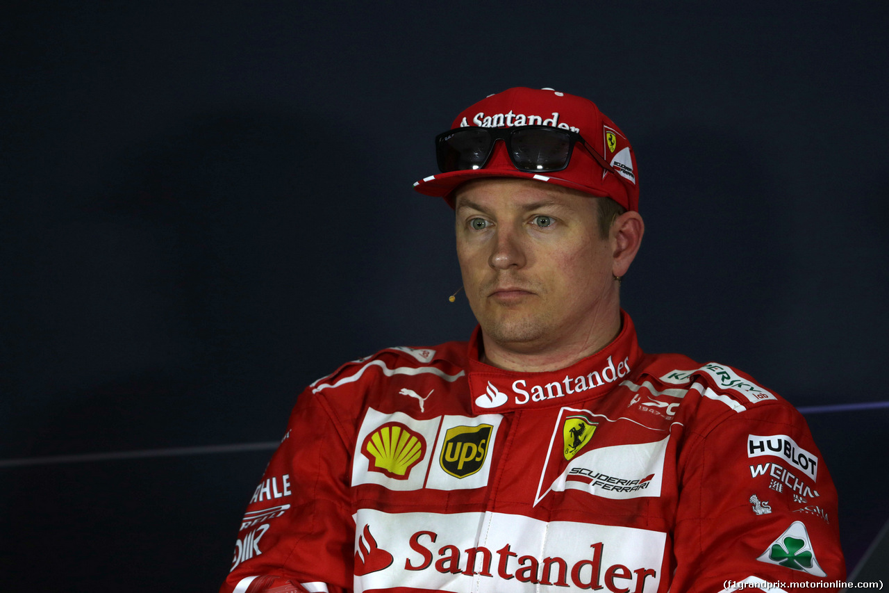 GP RUSSIA, 29.04.2017 - Qualifiche, Conferenza Stampa, Kimi Raikkonen (FIN) Ferrari SF70H
