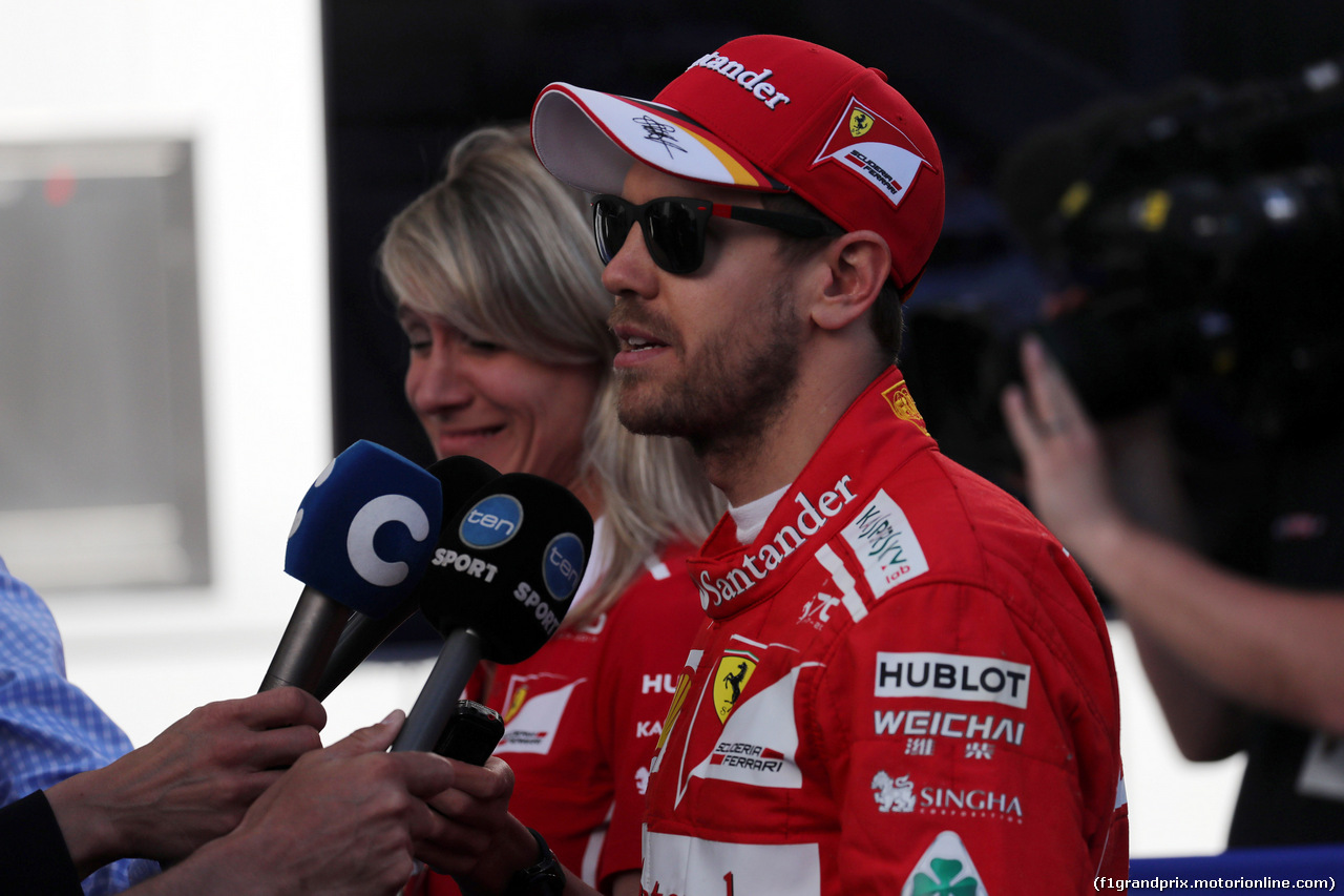 GP RUSSIA, 29.04.2017 - Qualifiche, Sebastian Vettel (GER) Ferrari SF70H